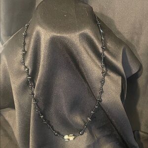Black Beaded Necklace